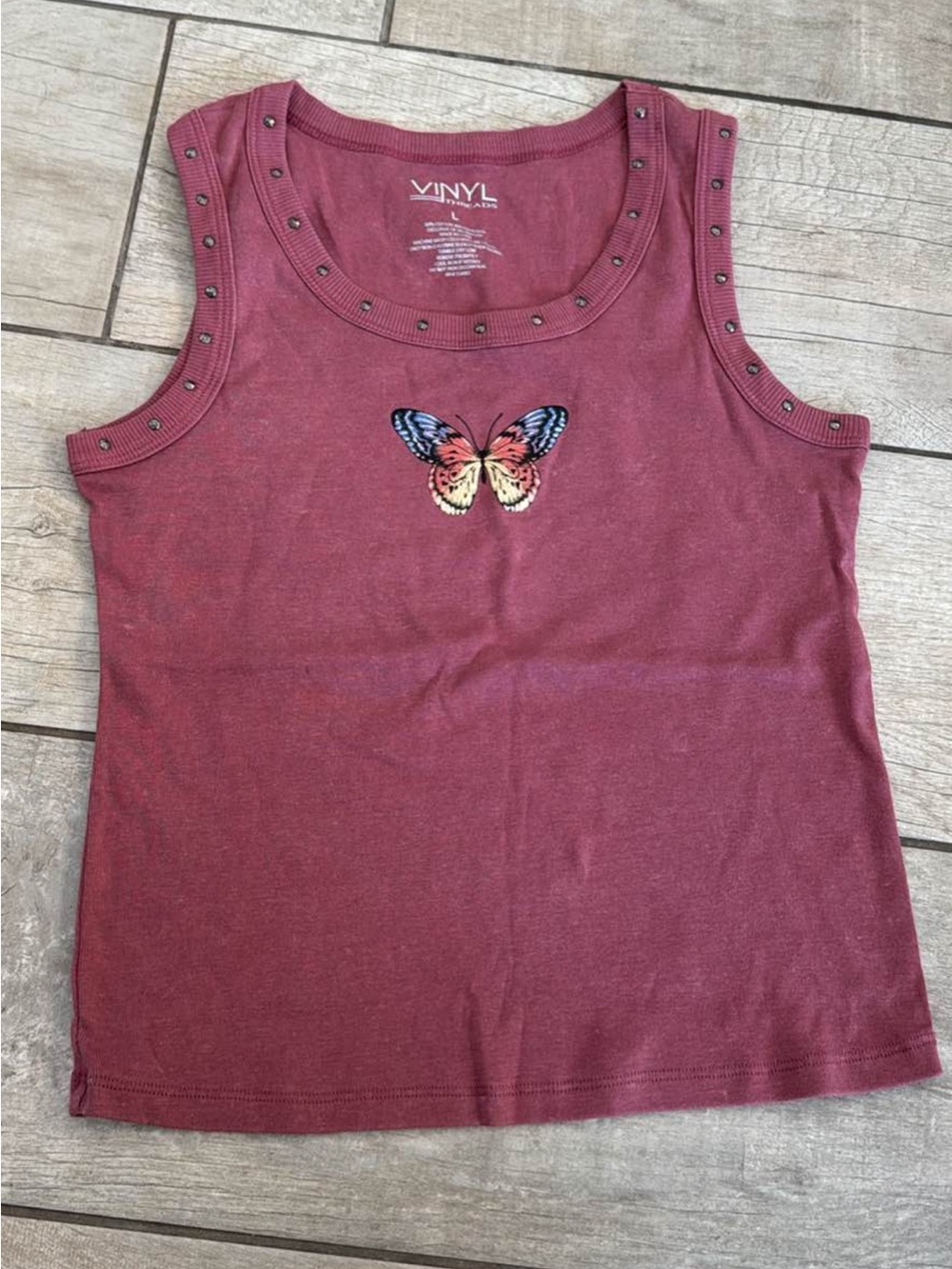 Butterfly Studded Tank